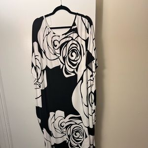 Plus size floral dress